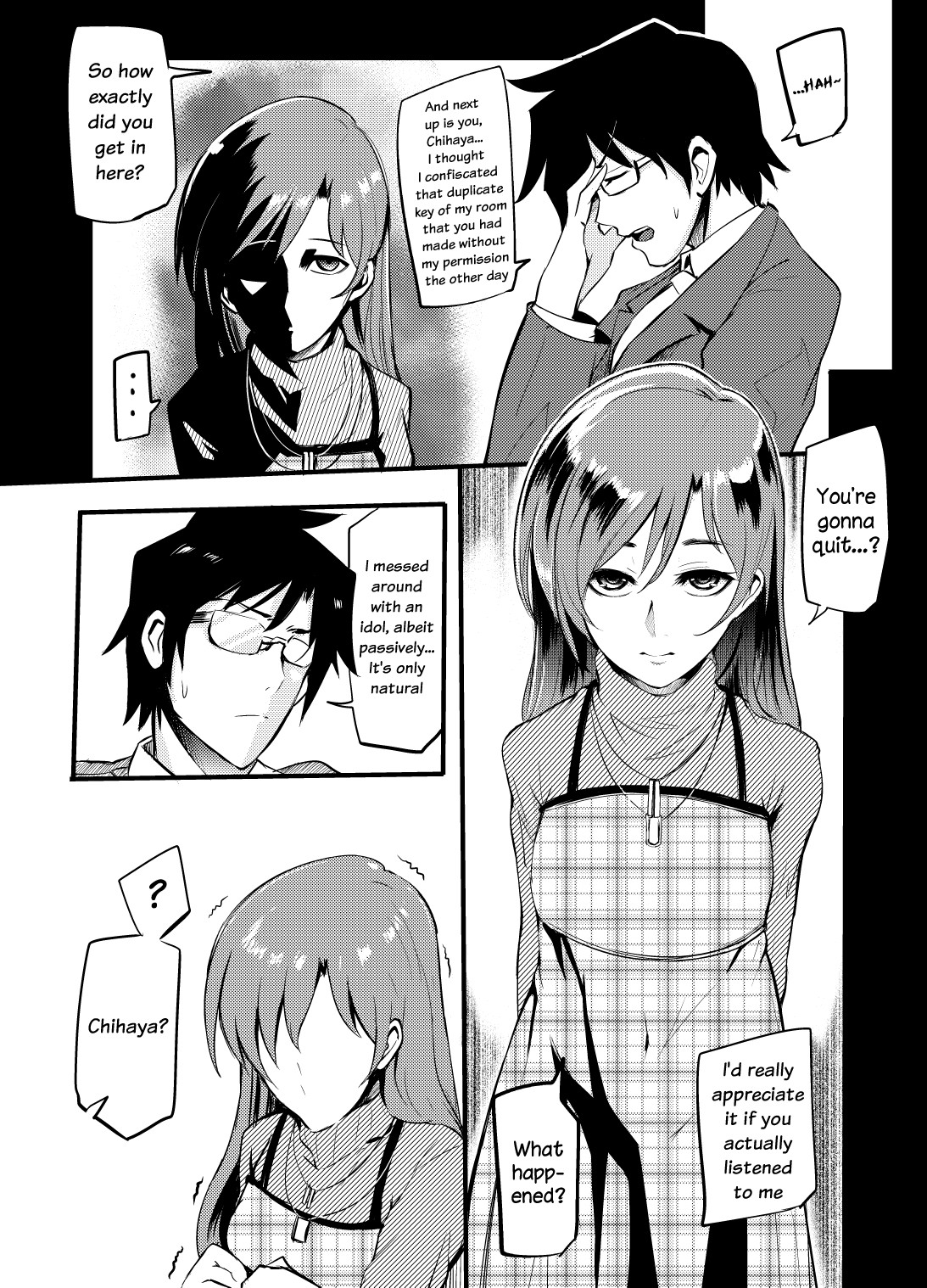 Hentai Manga Comic-THEYANDEREM@STER -Chihaya Edition--Read-3